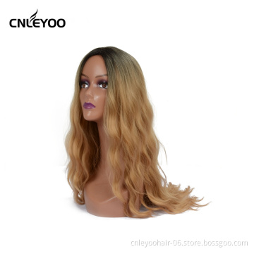 Fairy tale princess European American women 20 inch long curly synthetic hair wigs